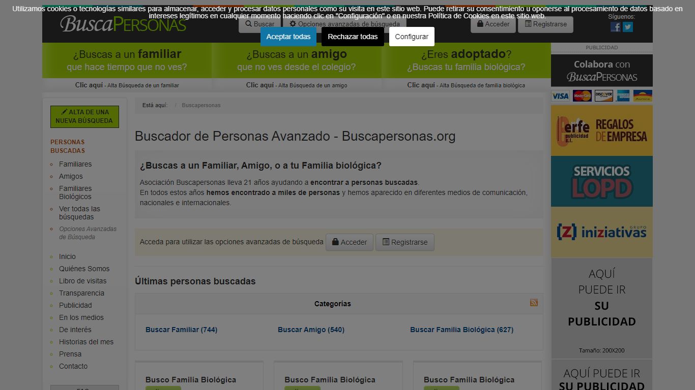 1. Buscapersonas.org - Buscador de Personas Avanzado